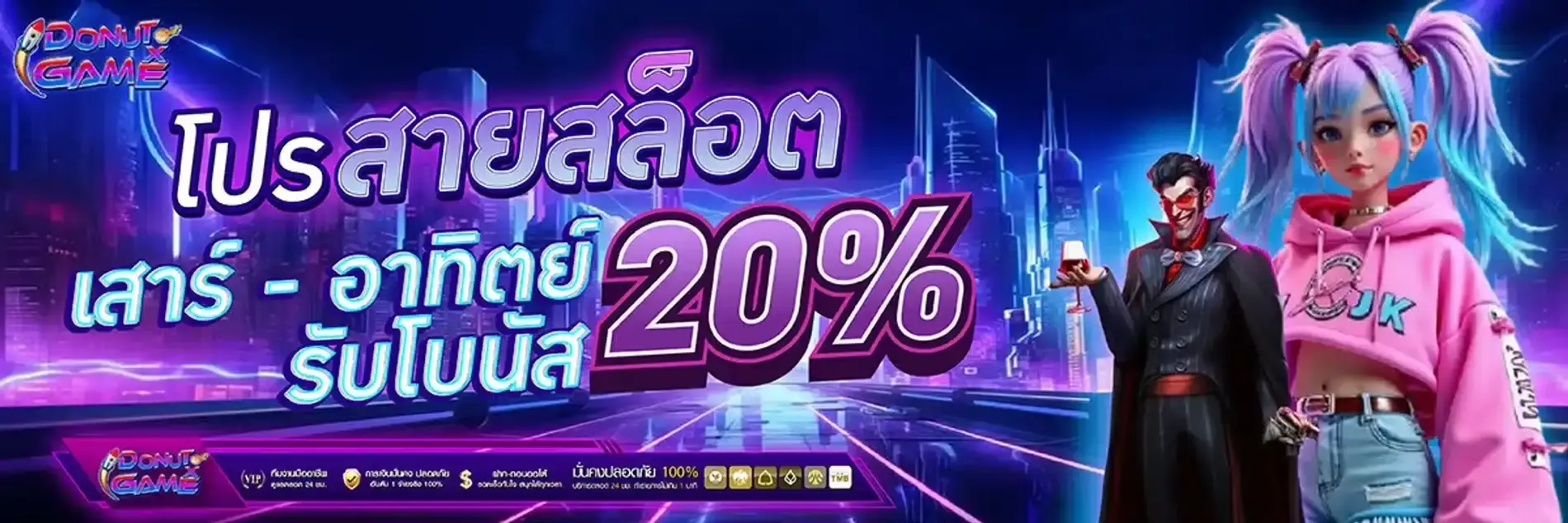 DONUTXGAME สล็อตเว็บตรงยุคใหม่ เดิมพันไม่มีขั้นต่ำ ระบบไว